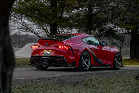 Toyota A90 Supra Lite Smoke Lens Legacy Style LED Tailights (2020+) - K2 Industries