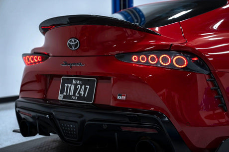 Toyota A90 Supra Lite Smoke Lens Legacy Style LED Tailights (2020+) - K2 Industries