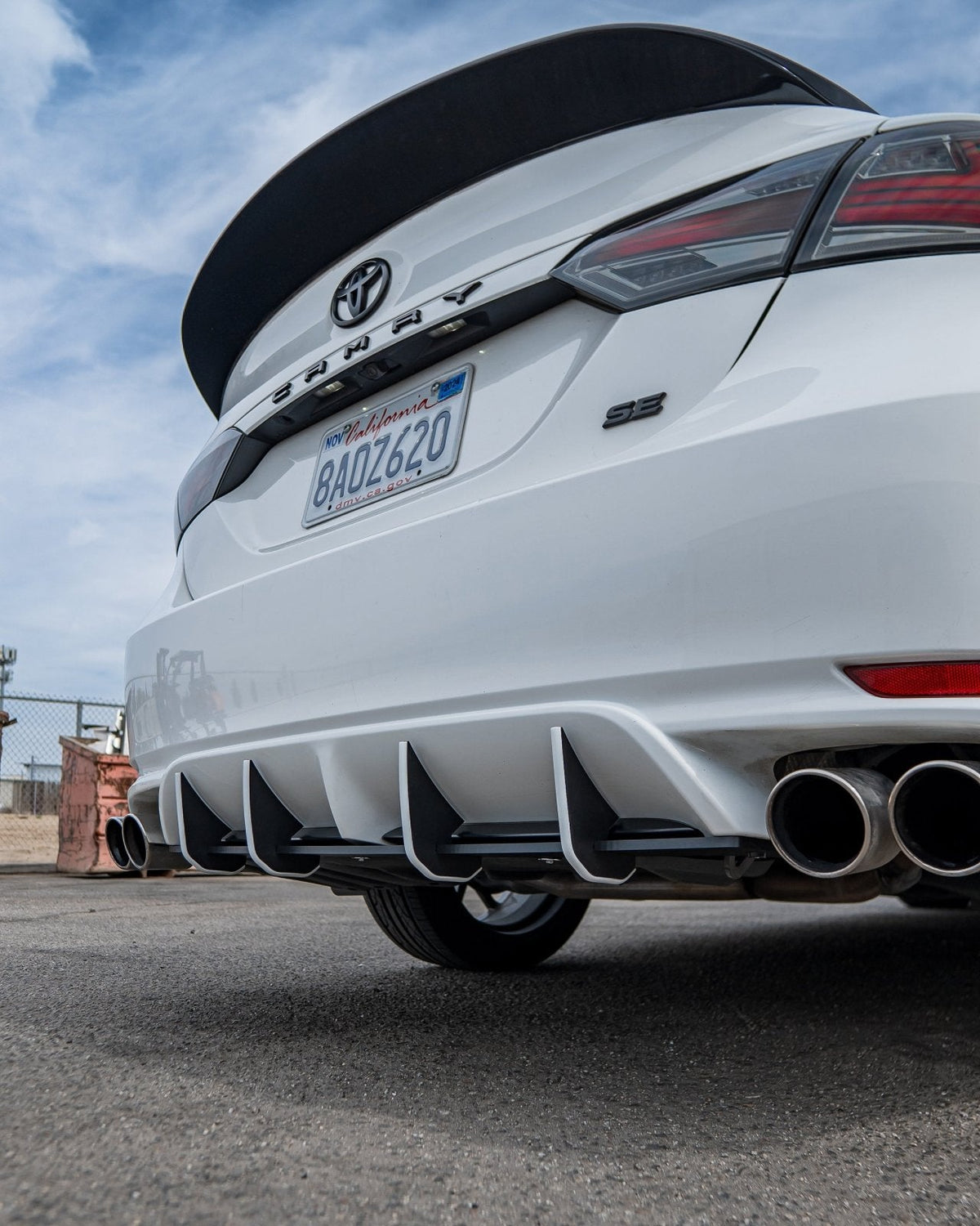 Toyota Camry (2018-2024) SE / XSE HDPE Rear Diffuser + Spats