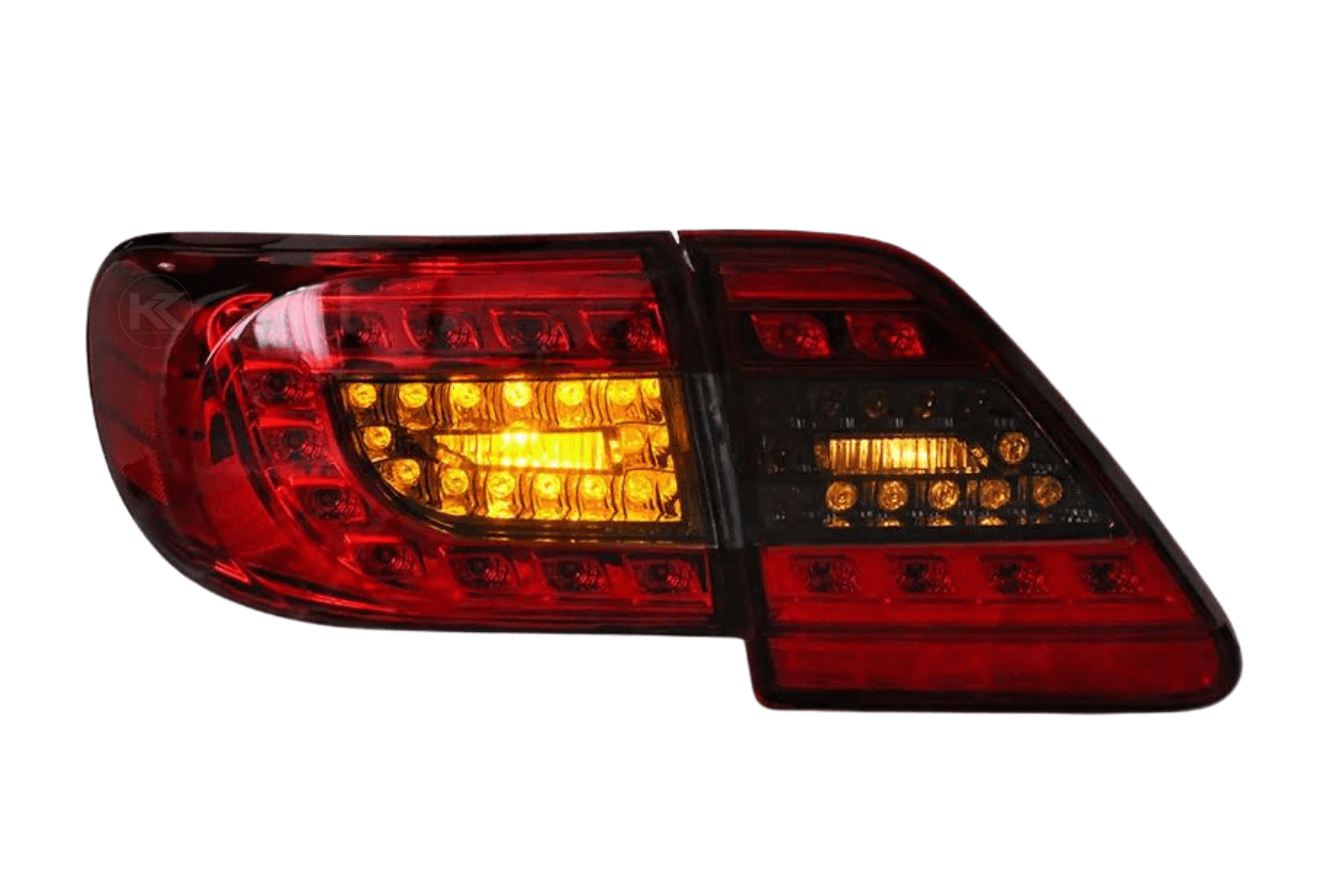 Toyota Corolla 10th Gen (E140 Wide-Body) Facelift LED Tail Lights (2011 - 2013) - K2 Industries