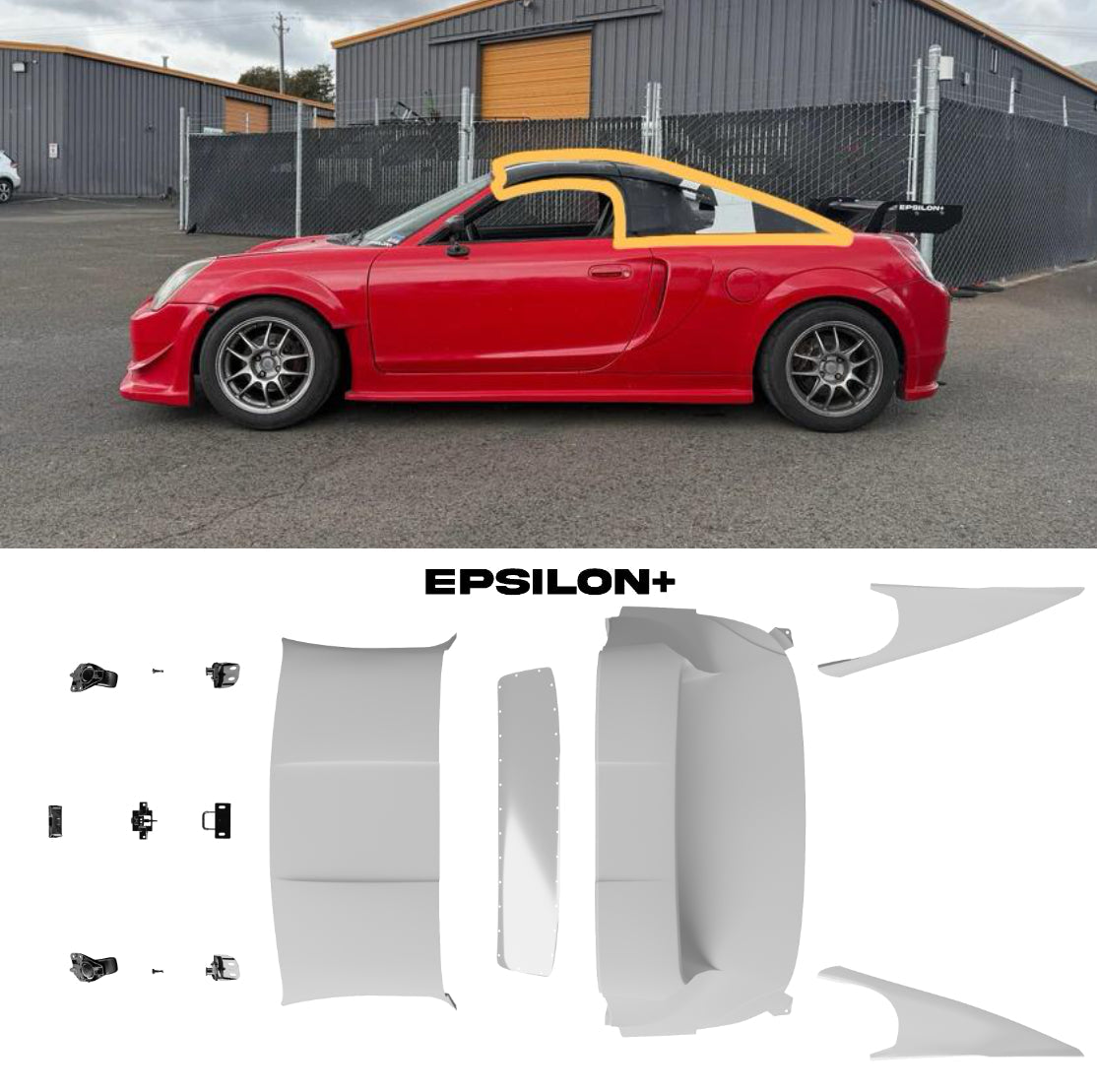 Hardtop – Toyota MR2 Spyder (ZZW30, 2000-2005) – K2 Industries