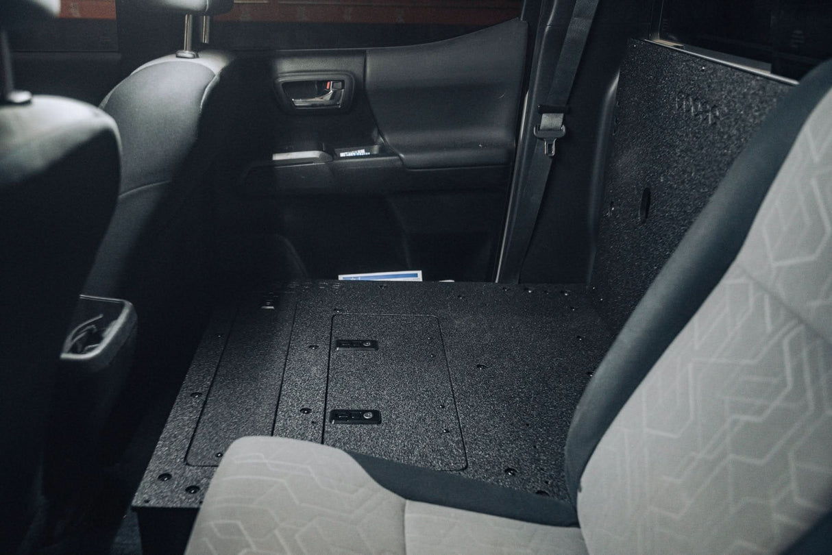 Toyota Tacoma 2005-2023 2nd and 3rd Gen Double Cab Version 2 - Second Row Seat Delete Plate System