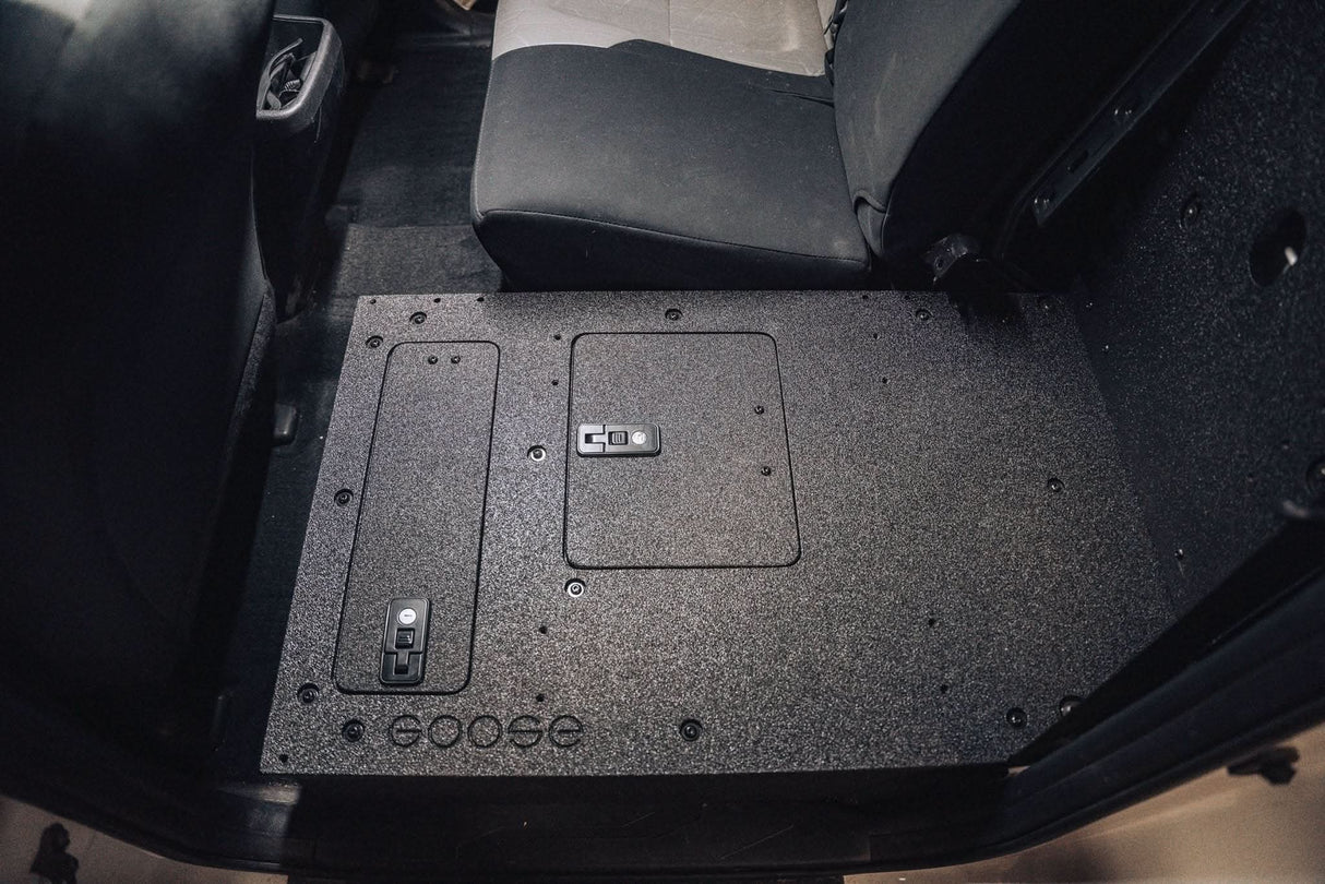 Toyota Tacoma 2005-2023 2nd and 3rd Gen Double Cab Version 2 - Second Row Seat Delete Plate System