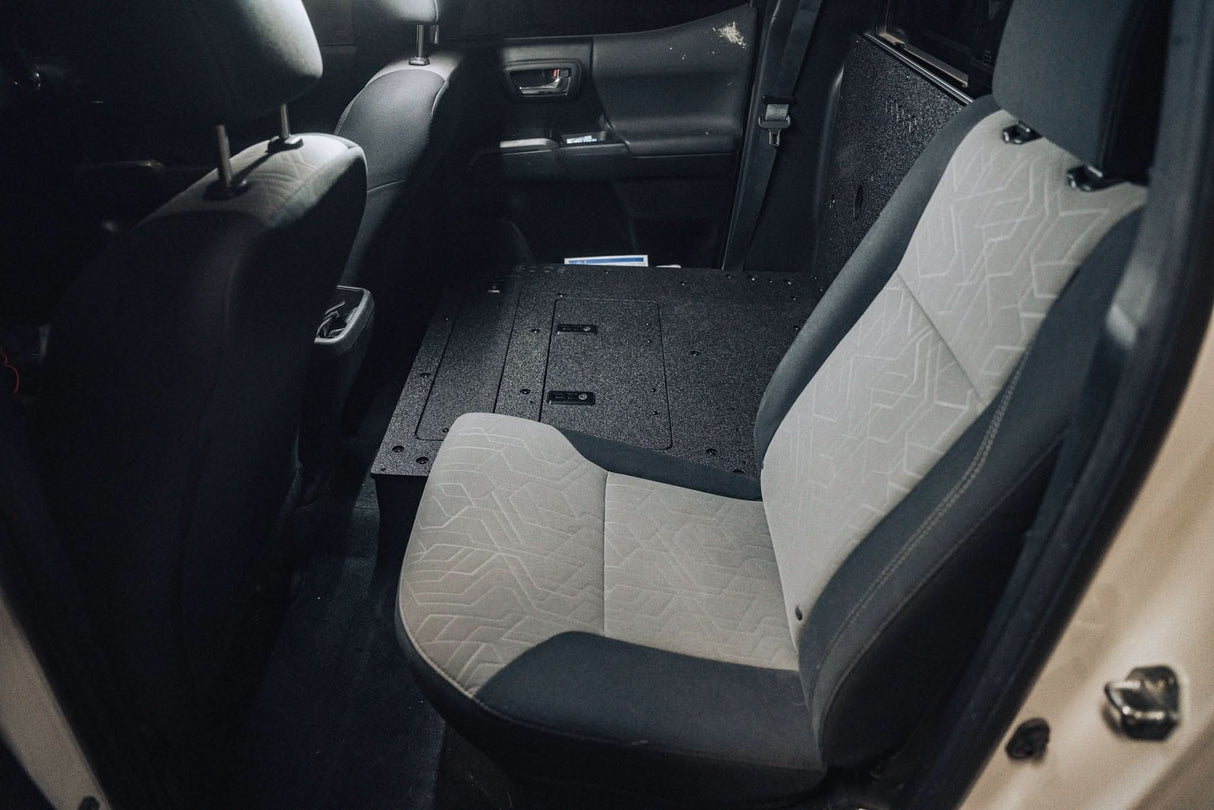 Toyota Tacoma 2005-2023 2nd and 3rd Gen Double Cab Version 2 - Second Row Seat Delete Plate System