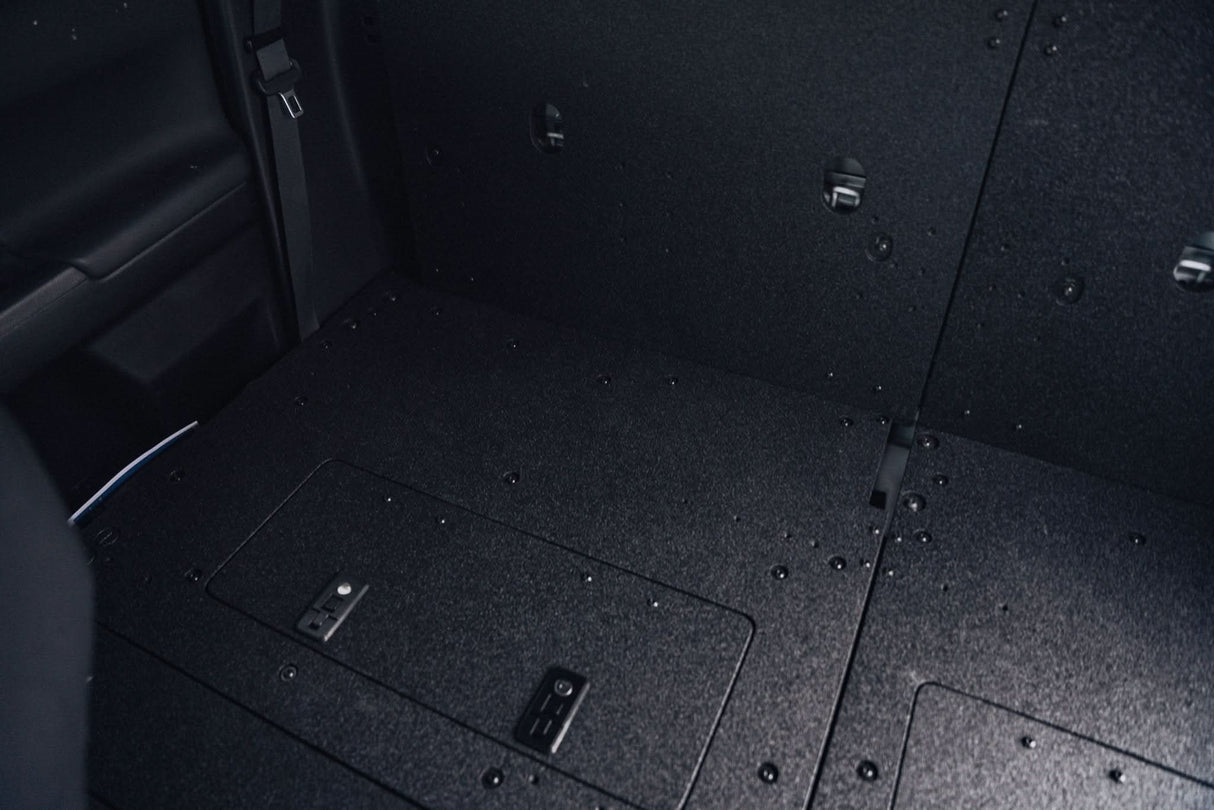 Toyota Tacoma 2005-2023 2nd and 3rd Gen Double Cab Version 2 - Second Row Seat Delete Plate System