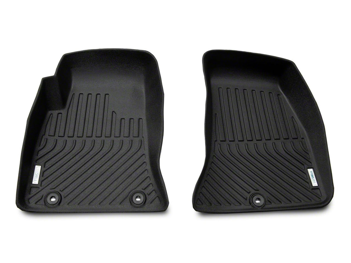 TruShield Precision Molded Front Floor Liners; Black (15-23 Challenger)