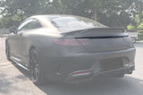 2014-2021 Mercedes Benz C217 S63 S65 AMG Coupe  Carbon Fiber Trunk Trim