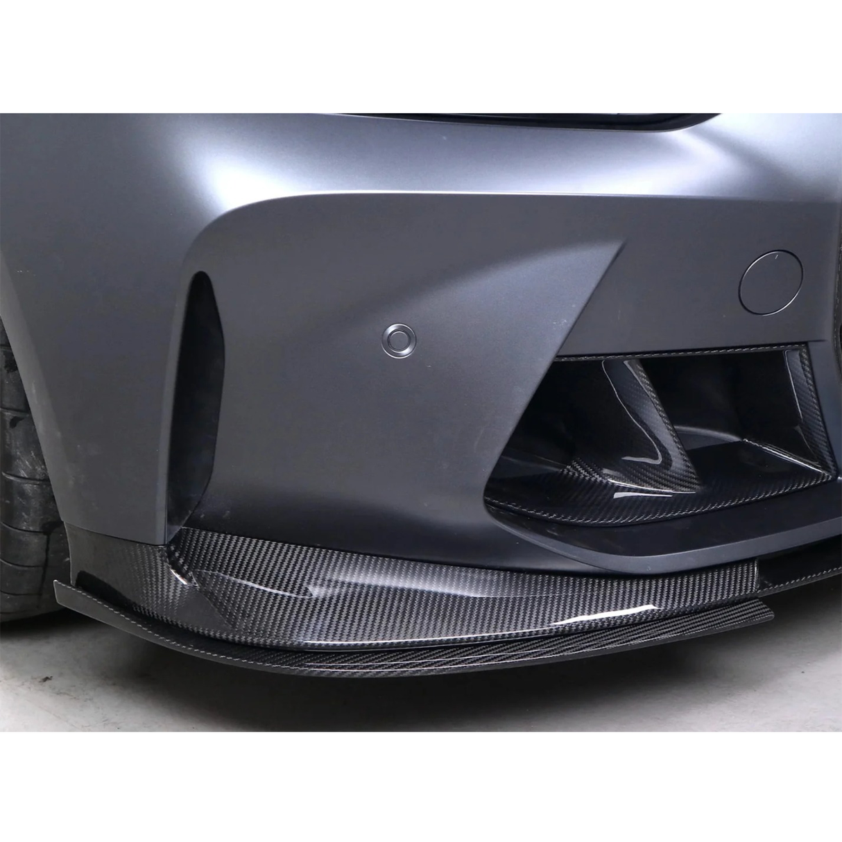 3D Style Dry Carbon Fiber Front Lip (OEM Mount) for BMW G80 M3 G82 G83 M4