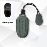 Alcantara Key Fob Case for Tesla | 3 Colors | Suede Texture | Key Belt | Premium Stitching