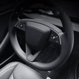 Alcantara Steering Wheel Panel for Model 3 Highland / Y Juniper | 2 Options