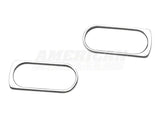 SpeedForm Modern Billet Turn Signal and Wiper Accents; Chrome (05-09 Mustang)