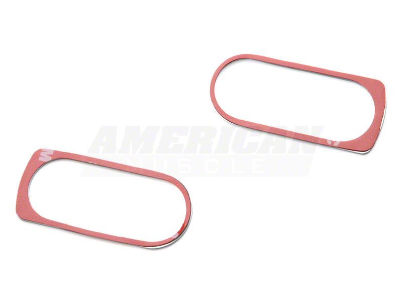 SpeedForm Modern Billet Turn Signal and Wiper Accents; Chrome (05-09 Mustang)