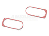 SpeedForm Modern Billet Turn Signal and Wiper Accents; Chrome (05-09 Mustang)