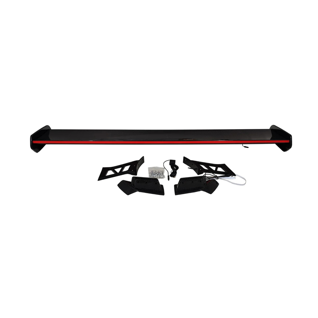 Prepreg Carbon Fiber Wing w/ LED for BMW G80 M3 G82 M4 G87 M2