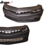 Front Bumper Cover for Chevy Camaro SS 2014-2015 CCFL Halo Headlight Style