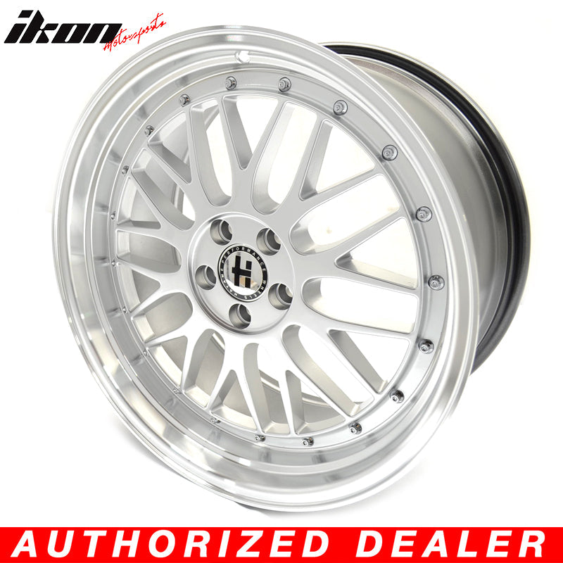 Universal 18x9In 5x100 Hyper Silver Hayame Performance Wheel Rims