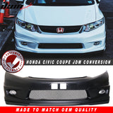 2012-2013Â Honda Civic 2Dr JDM Front Bumper Mug Lip Conversion Foglight