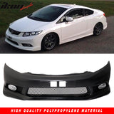 2012-2013Â Honda Civic 2Dr Front Bumper MD Lip Conversion Foglight PP