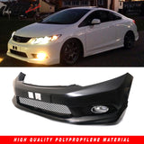 2012-2013Â Honda Civic 2Dr Front Bumper MD Lip Conversion Foglight PP