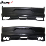 2015-2016Â Ford Mustang GT350 Black Rear Bumper Kit With Diffuser