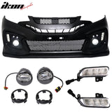 2015-2016Â Honda Fit GK5 Jazz Front Bumper Conversion DLR Foglight PP