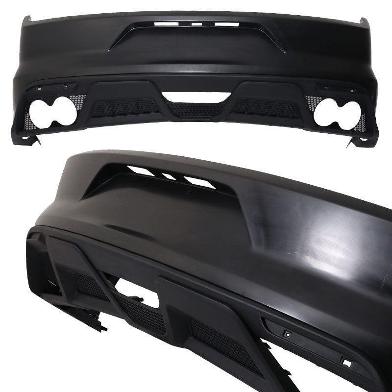 2015-2016Â Ford Mustang GT350 Black Front Rear Bumper Conversion PP