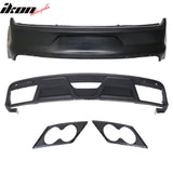 2015-2016Â Ford Mustang GT350 Black Rear Bumper Kit With Diffuser
