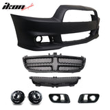2011-2014Â Dodge Charger SRT OE Black Front Bumper Conversion Cover PP