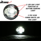 Fits 16-18 Civic Daytime Running Lights Fog Cover Lamp