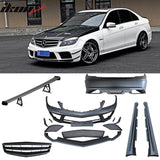 2008-2011 Benz W204 Black-Series Conversion Front Rear BodyKit PP