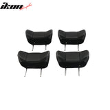 2011-2000Â Toyota Sienna Black Front And Middle Headrest Faux Leather