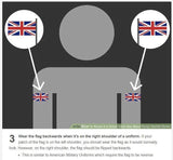 Union Jack Side Window Panel Overlay (Matte Black) - 2020+ Land Rover Defender 110 / 130