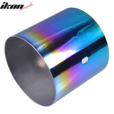 Universal Fitment 4Inch N1 Style Rear Muffler Exhaust Tip Rainbow