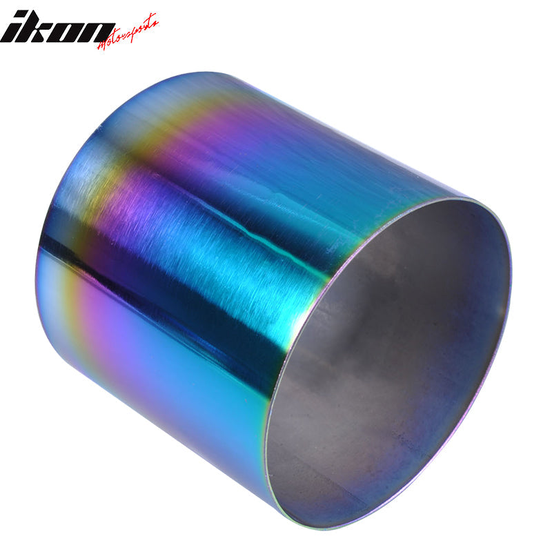 Universal Fitment 4Inch N1 Style Rear Muffler Exhaust Tip Rainbow