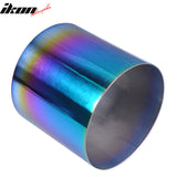 Universal Fitment 4Inch N1 Style Rear Muffler Exhaust Tip Rainbow