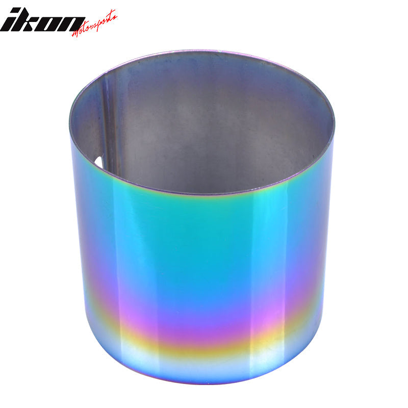 Universal Fitment 4Inch N1 Style Rear Muffler Exhaust Tip Rainbow