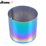Universal Fitment 4Inch N1 Style Rear Muffler Exhaust Tip Rainbow