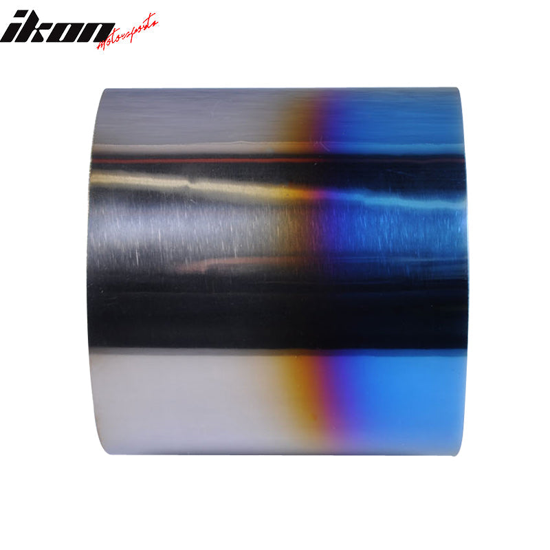 Universal Fitment 4'' N1 Style Rear Muffler Exhaust Tip Titanium Burnt
