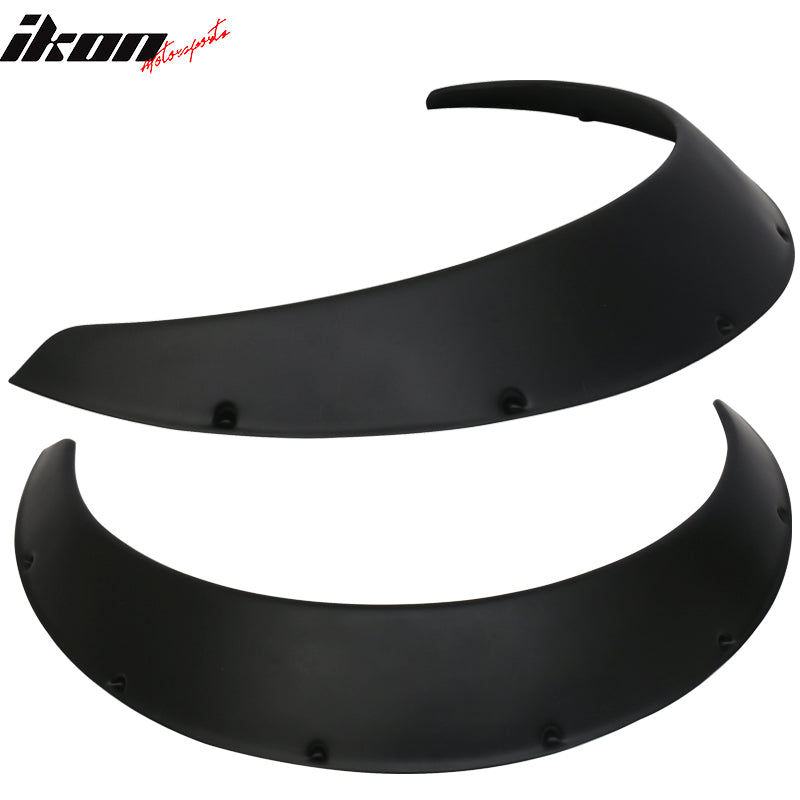 Ikon V3 Universal 50mm Front 90mm Wide Rear Fender Flares of 4