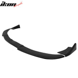 For Universal Black Front Bumper Lip Protector PU Spoiler Air Dam 3PC