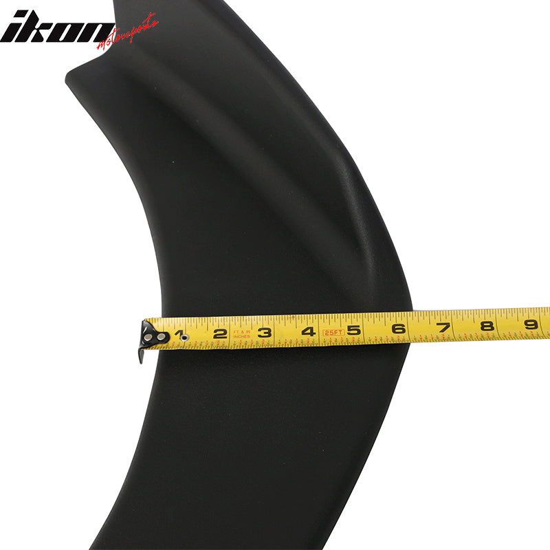 Universal Fitment Textured Black Front Rear Bumper Lip Splitters PP