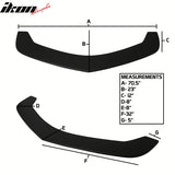 Universal Fitment Type 5 Unpainted Front Bumper Lip Splitter PP
