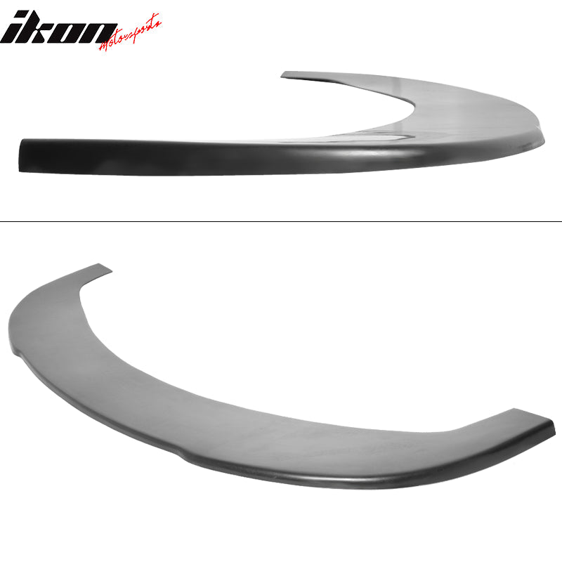 Universal 66" Unpainted Black Front Lip SplitterPU