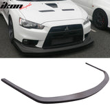 2008-2015 Mitsubishi Lancer EVO X 10 Front Splitter For VTX Voltex Lip
