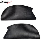 V3 Style Universal GT Rear Spoiler Wing Side Plate Add On Carbon Fiber