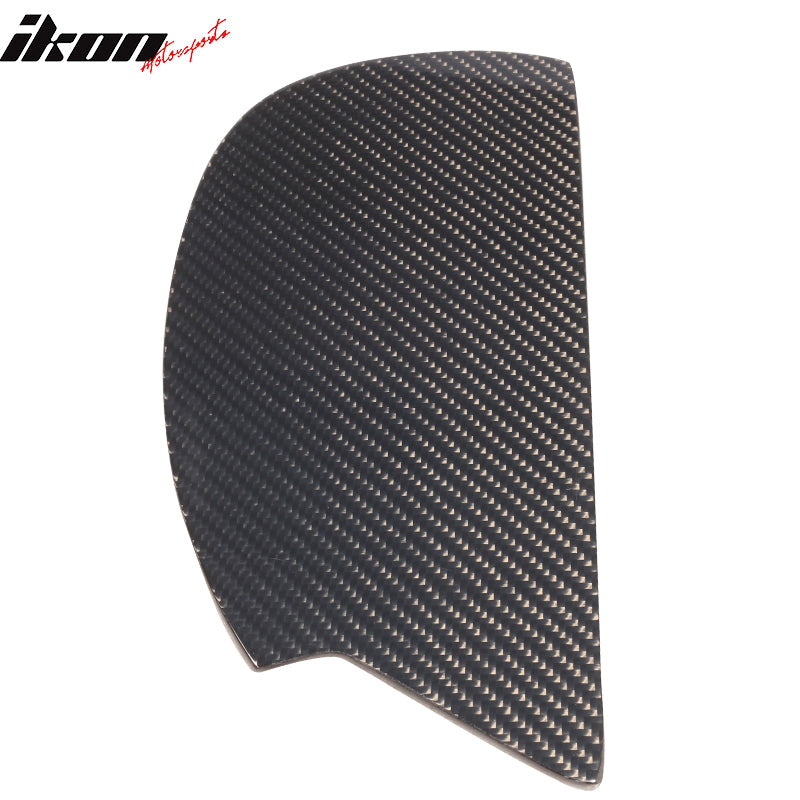 V3 Style Universal GT Rear Spoiler Wing Side Plate Add On Carbon Fiber