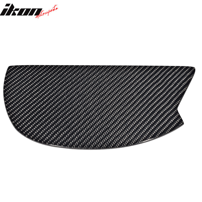 V3 Style Universal GT Rear Spoiler Wing Side Plate Add On Carbon Fiber