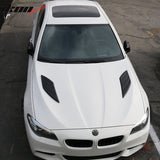 Air Hood Vent Scoop for Universal Ikon Style Black ABS