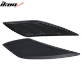 Air Hood Vent Scoop for Universal Ikon Style Black ABS
