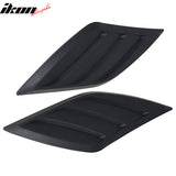 Air Hood Vent Scoop for Universal Ikon Style Black ABS